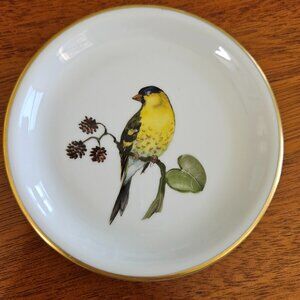 PRICE DROP! Porcelain trinket dish with bird from Germany